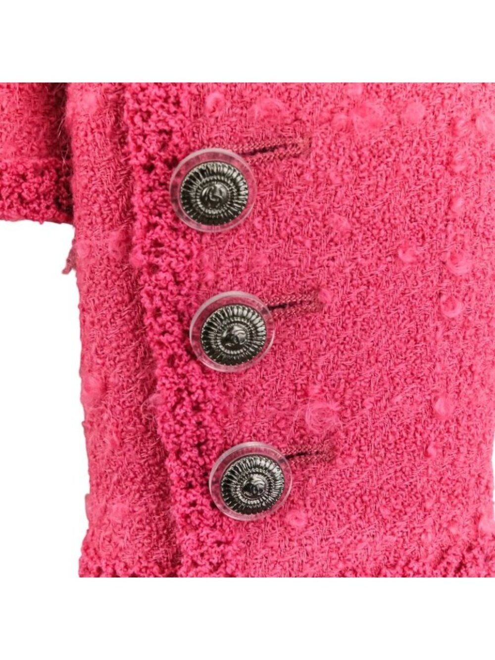 ★SOLD★ Chanel Camellia Cosage Tweed Jacket 34 Pink - Picture 9 of 15